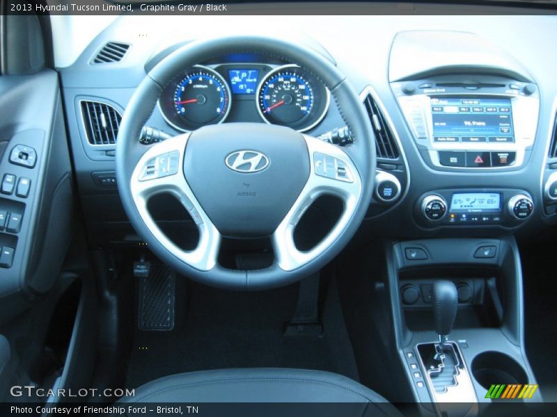 Graphite Gray / Black 2013 Hyundai Tucson Limited