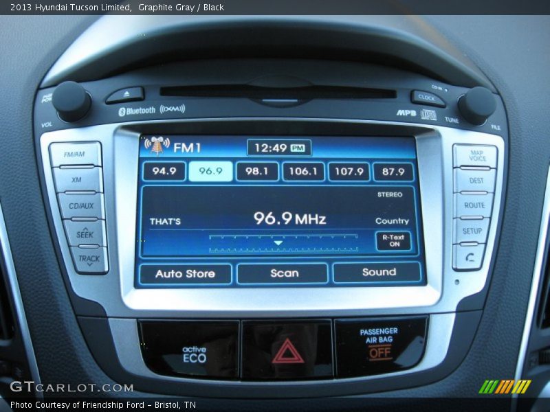 Graphite Gray / Black 2013 Hyundai Tucson Limited