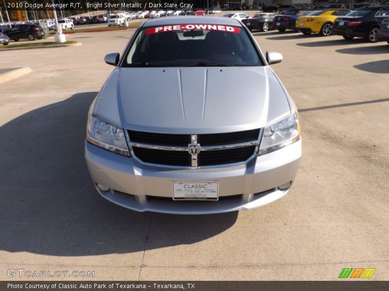 Bright Silver Metallic / Dark Slate Gray 2010 Dodge Avenger R/T