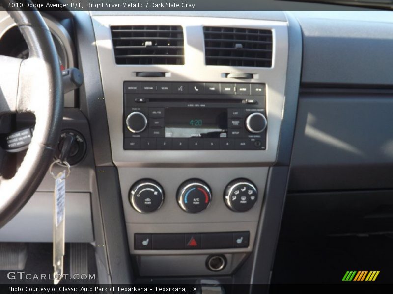 Bright Silver Metallic / Dark Slate Gray 2010 Dodge Avenger R/T
