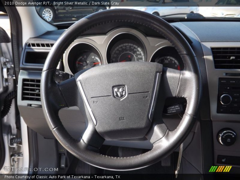 Bright Silver Metallic / Dark Slate Gray 2010 Dodge Avenger R/T