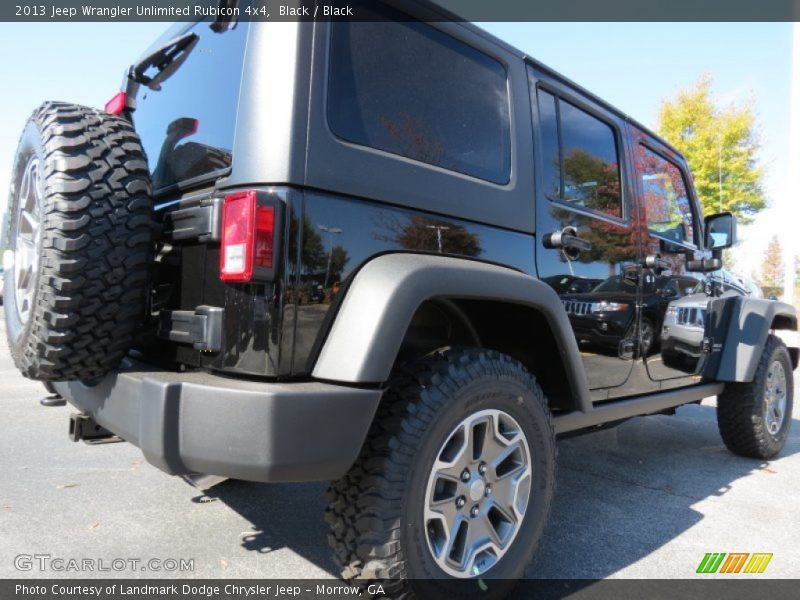 Black / Black 2013 Jeep Wrangler Unlimited Rubicon 4x4