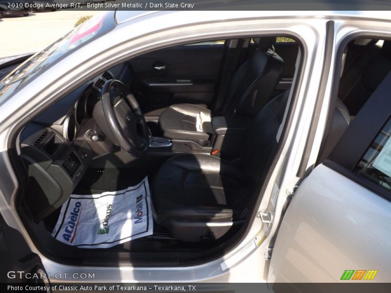 Bright Silver Metallic / Dark Slate Gray 2010 Dodge Avenger R/T