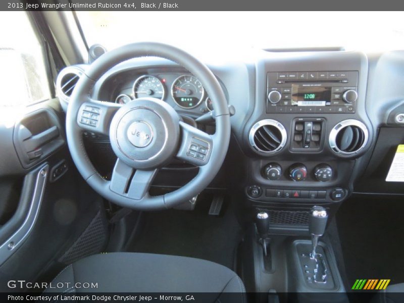 Black / Black 2013 Jeep Wrangler Unlimited Rubicon 4x4