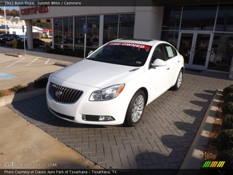 Summit White / Cashmere 2012 Buick Regal