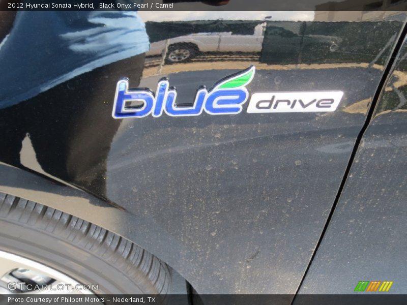 Black Onyx Pearl / Camel 2012 Hyundai Sonata Hybrid