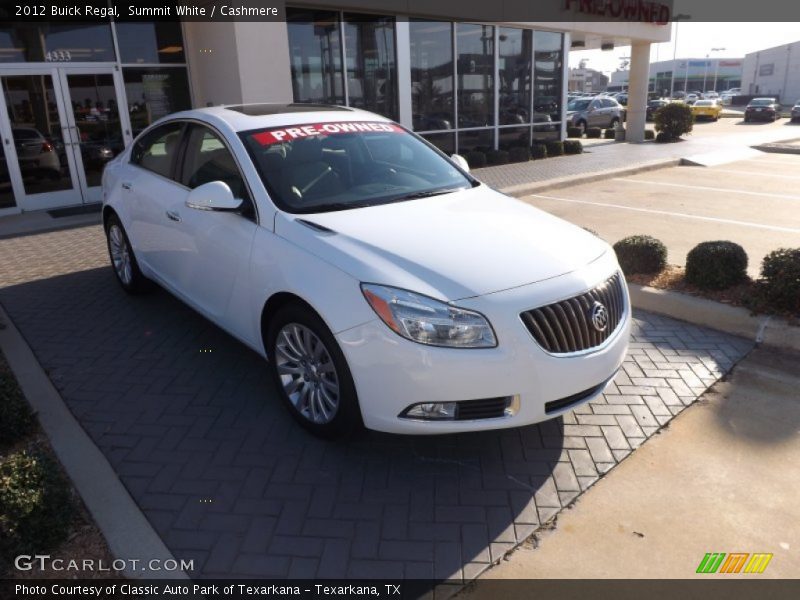 Summit White / Cashmere 2012 Buick Regal