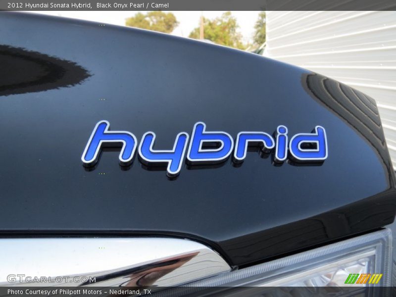 Black Onyx Pearl / Camel 2012 Hyundai Sonata Hybrid