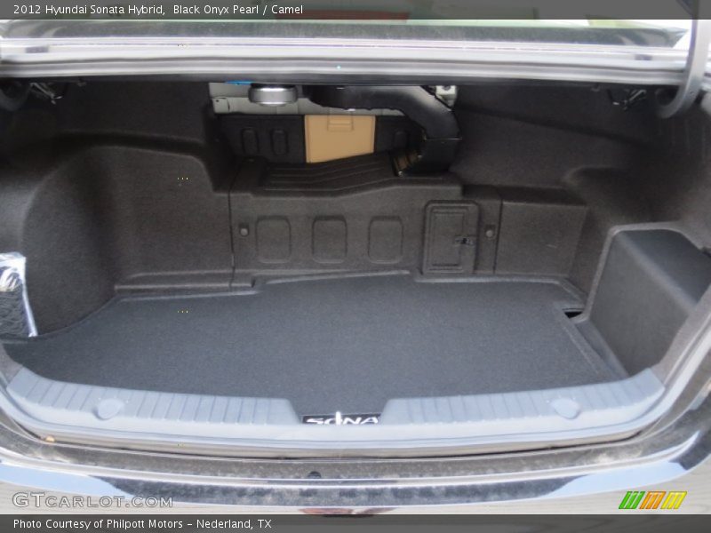 Black Onyx Pearl / Camel 2012 Hyundai Sonata Hybrid