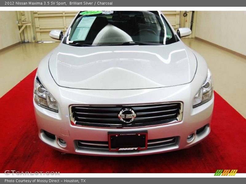Brilliant Silver / Charcoal 2012 Nissan Maxima 3.5 SV Sport