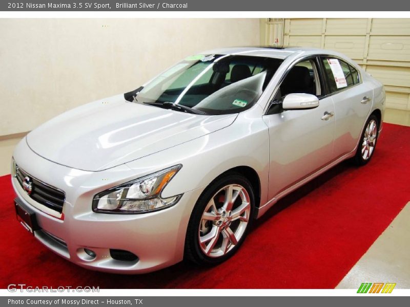 Brilliant Silver / Charcoal 2012 Nissan Maxima 3.5 SV Sport