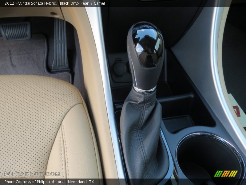 Black Onyx Pearl / Camel 2012 Hyundai Sonata Hybrid