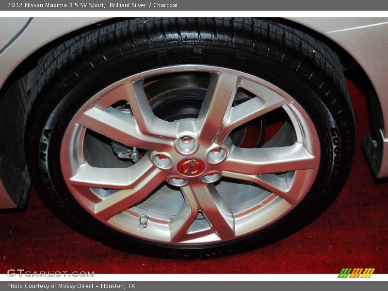 Brilliant Silver / Charcoal 2012 Nissan Maxima 3.5 SV Sport