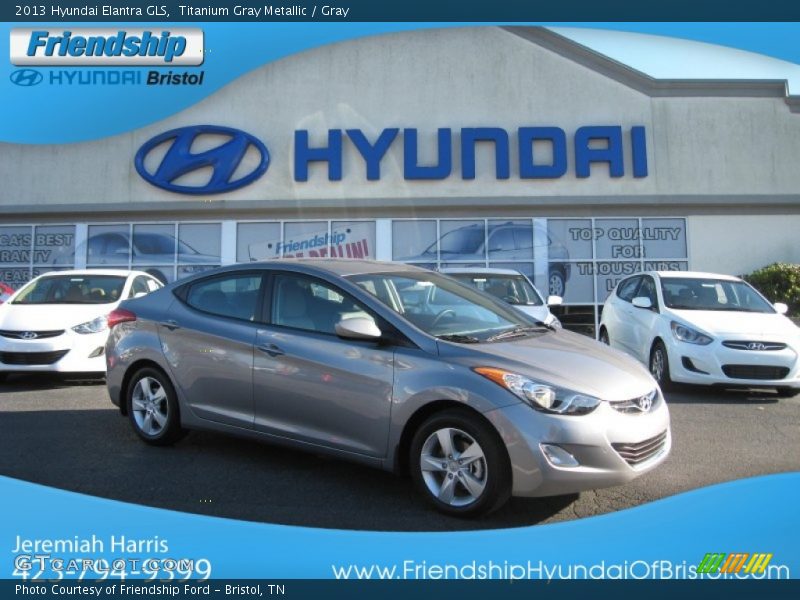 Titanium Gray Metallic / Gray 2013 Hyundai Elantra GLS