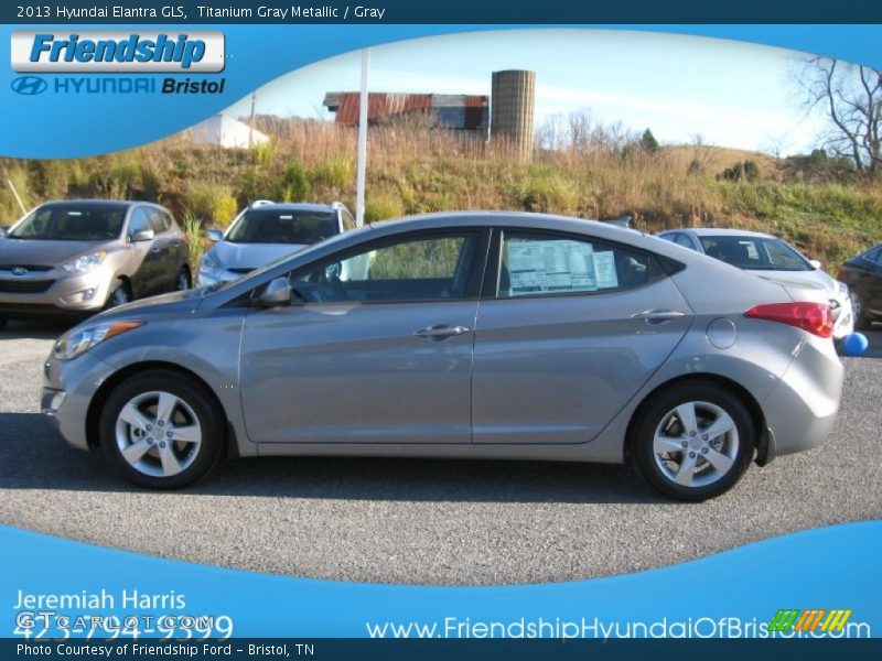 Titanium Gray Metallic / Gray 2013 Hyundai Elantra GLS
