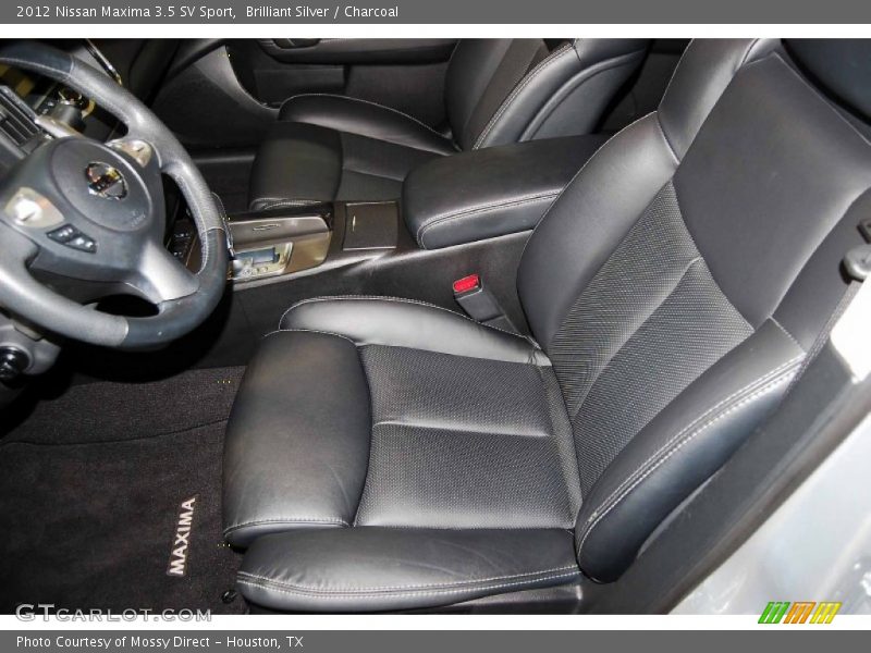 Brilliant Silver / Charcoal 2012 Nissan Maxima 3.5 SV Sport