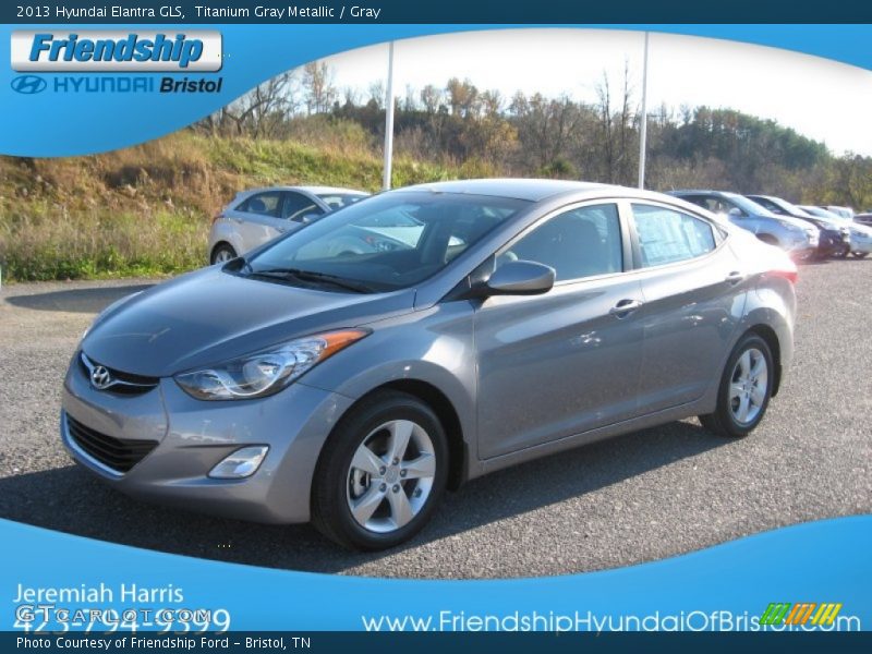 Titanium Gray Metallic / Gray 2013 Hyundai Elantra GLS