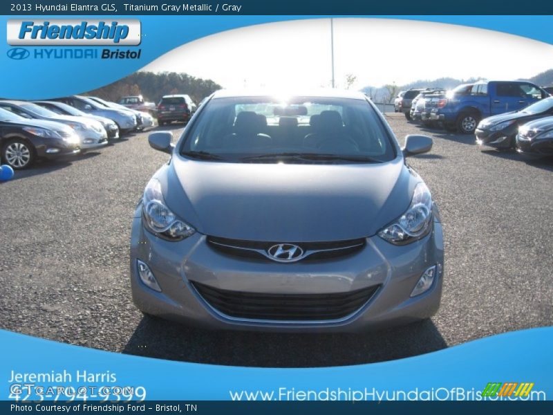 Titanium Gray Metallic / Gray 2013 Hyundai Elantra GLS
