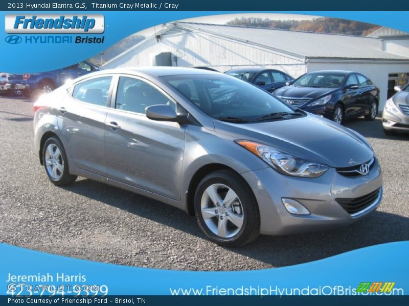 Titanium Gray Metallic / Gray 2013 Hyundai Elantra GLS
