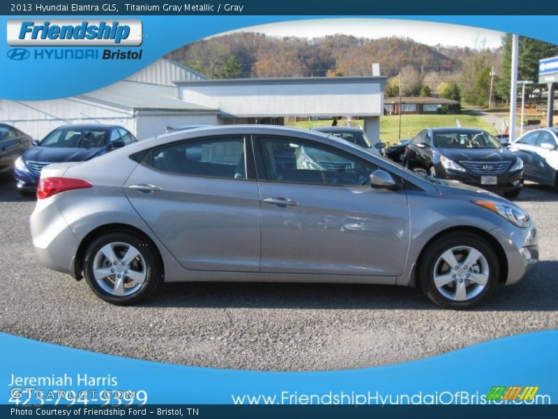 Titanium Gray Metallic / Gray 2013 Hyundai Elantra GLS