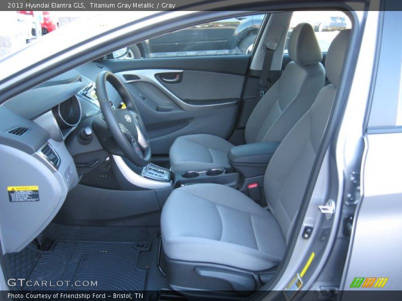 Titanium Gray Metallic / Gray 2013 Hyundai Elantra GLS