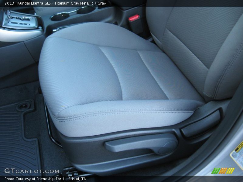 Titanium Gray Metallic / Gray 2013 Hyundai Elantra GLS