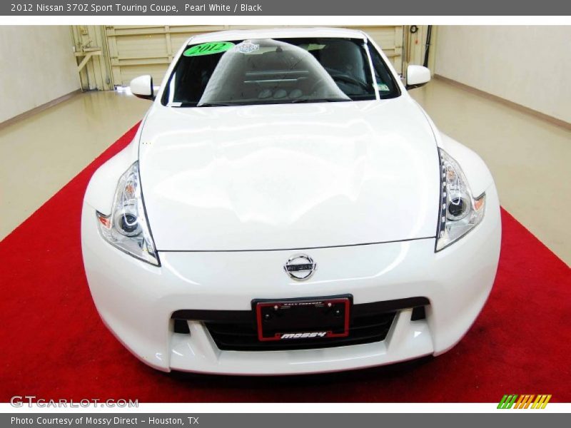 Pearl White / Black 2012 Nissan 370Z Sport Touring Coupe