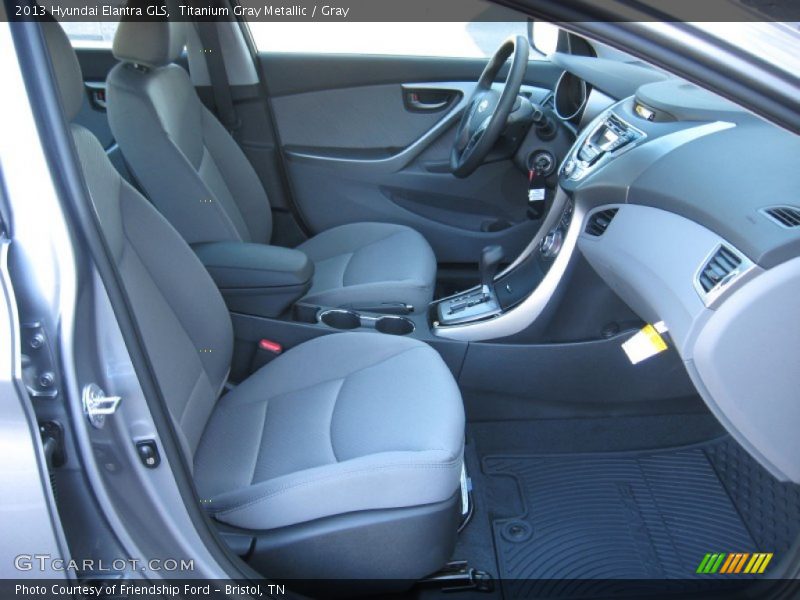 Titanium Gray Metallic / Gray 2013 Hyundai Elantra GLS
