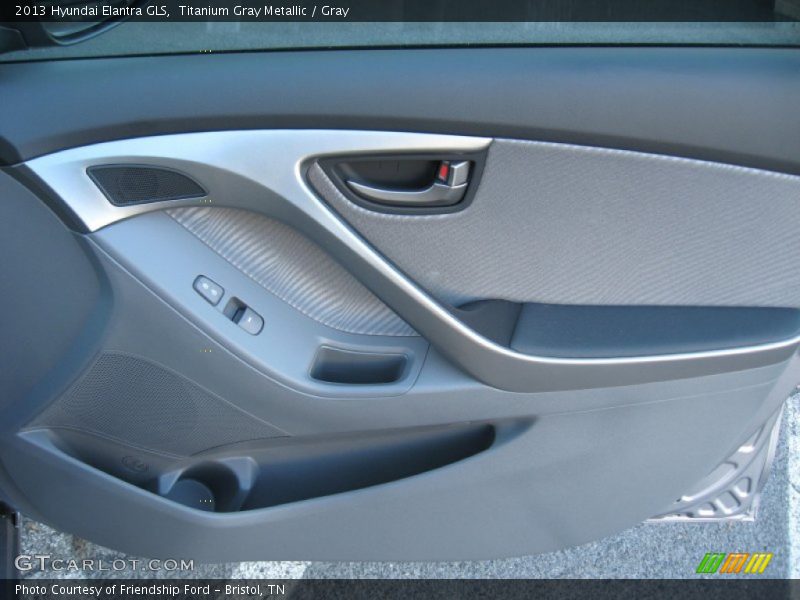 Titanium Gray Metallic / Gray 2013 Hyundai Elantra GLS