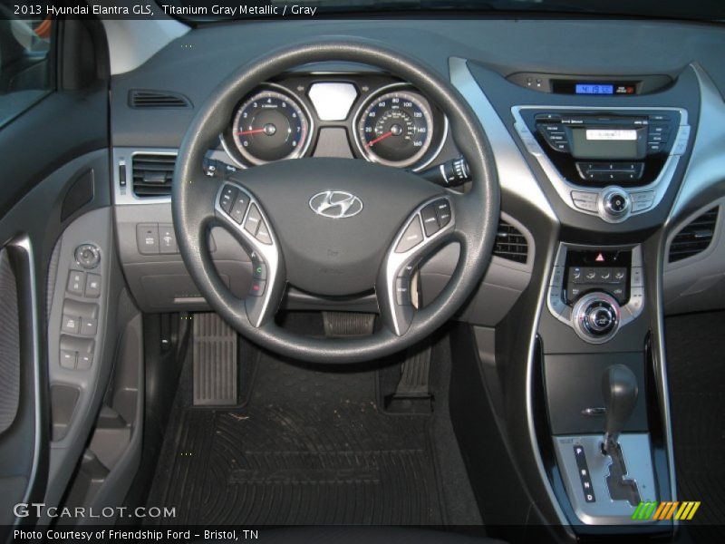 Titanium Gray Metallic / Gray 2013 Hyundai Elantra GLS