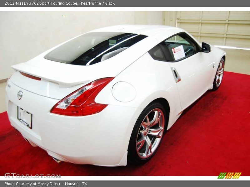 Pearl White / Black 2012 Nissan 370Z Sport Touring Coupe
