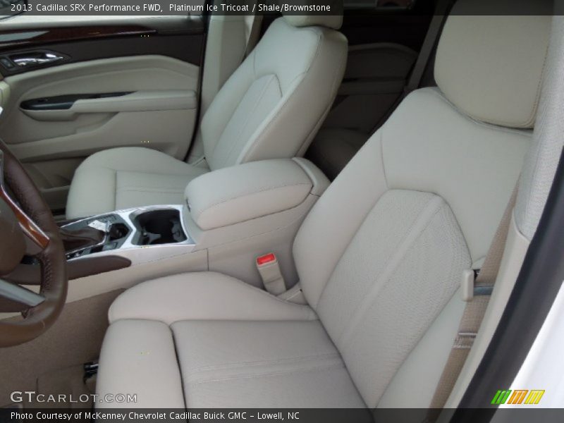 Platinum Ice Tricoat / Shale/Brownstone 2013 Cadillac SRX Performance FWD