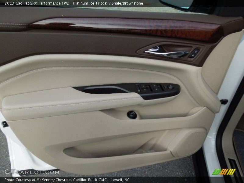 Platinum Ice Tricoat / Shale/Brownstone 2013 Cadillac SRX Performance FWD
