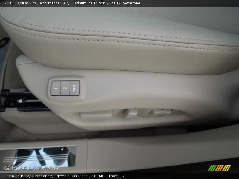 Platinum Ice Tricoat / Shale/Brownstone 2013 Cadillac SRX Performance FWD