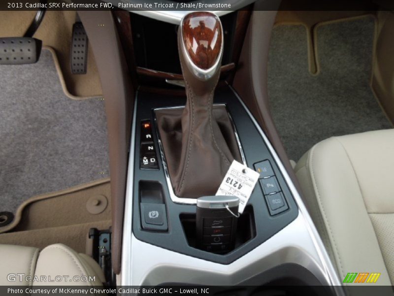 Platinum Ice Tricoat / Shale/Brownstone 2013 Cadillac SRX Performance FWD