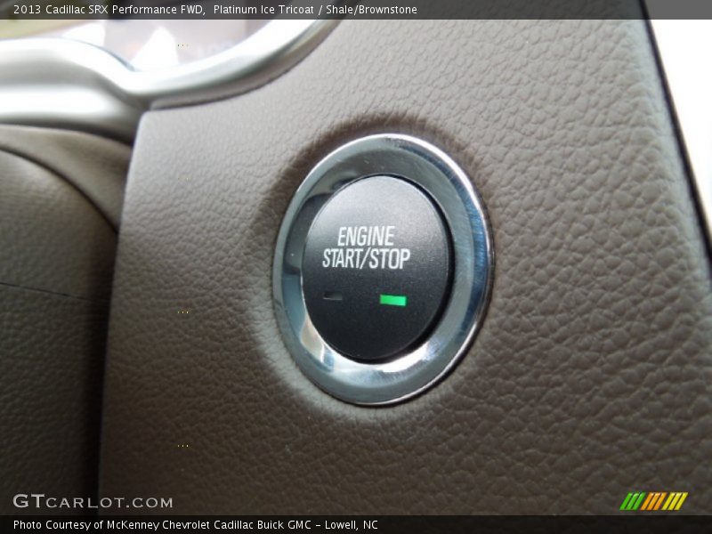 Platinum Ice Tricoat / Shale/Brownstone 2013 Cadillac SRX Performance FWD