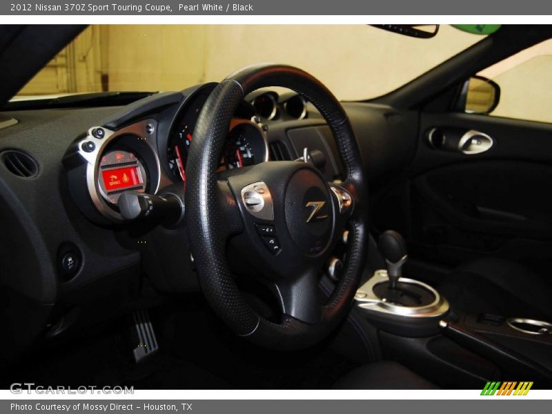 Pearl White / Black 2012 Nissan 370Z Sport Touring Coupe