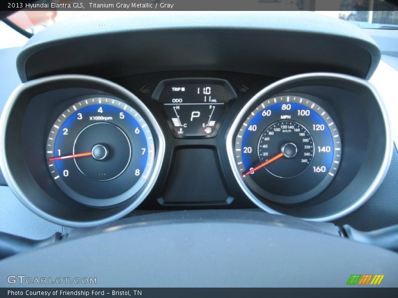 Titanium Gray Metallic / Gray 2013 Hyundai Elantra GLS