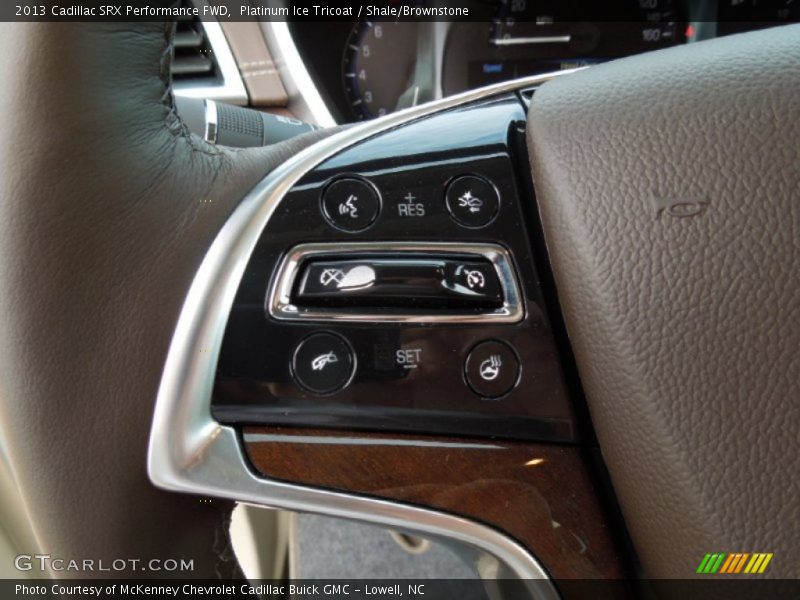 Platinum Ice Tricoat / Shale/Brownstone 2013 Cadillac SRX Performance FWD