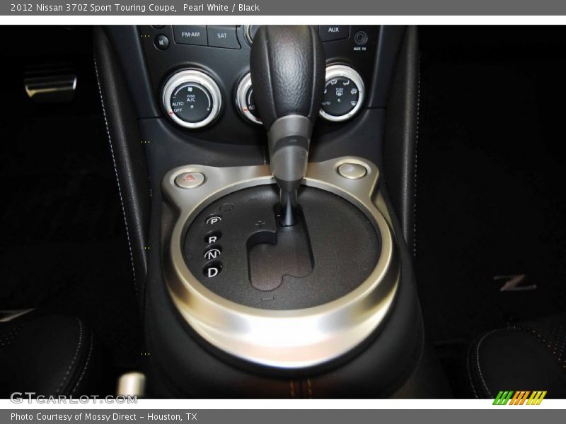 Pearl White / Black 2012 Nissan 370Z Sport Touring Coupe