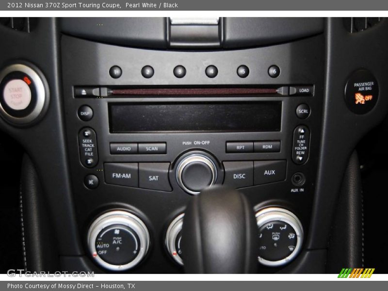 Pearl White / Black 2012 Nissan 370Z Sport Touring Coupe