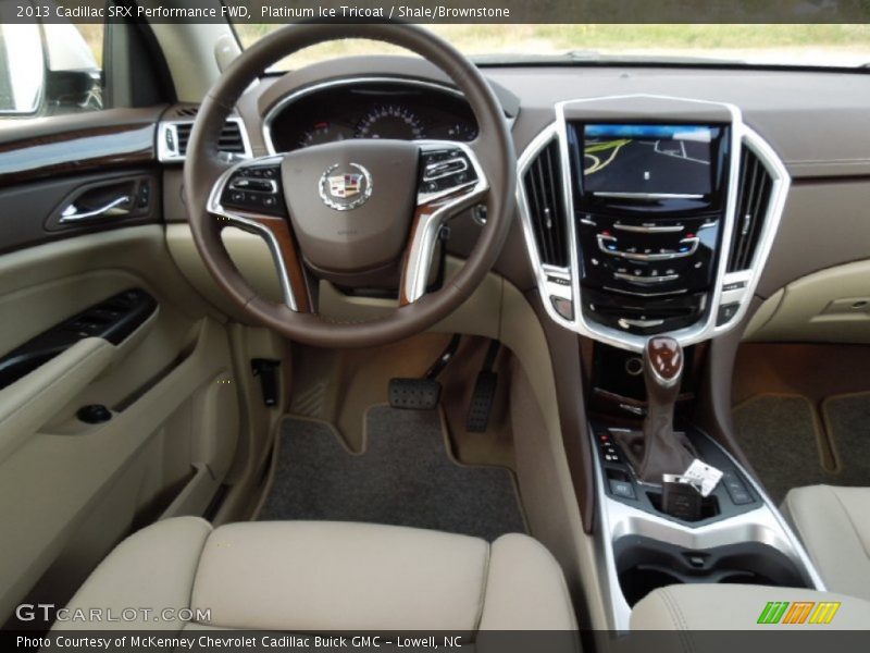 Platinum Ice Tricoat / Shale/Brownstone 2013 Cadillac SRX Performance FWD