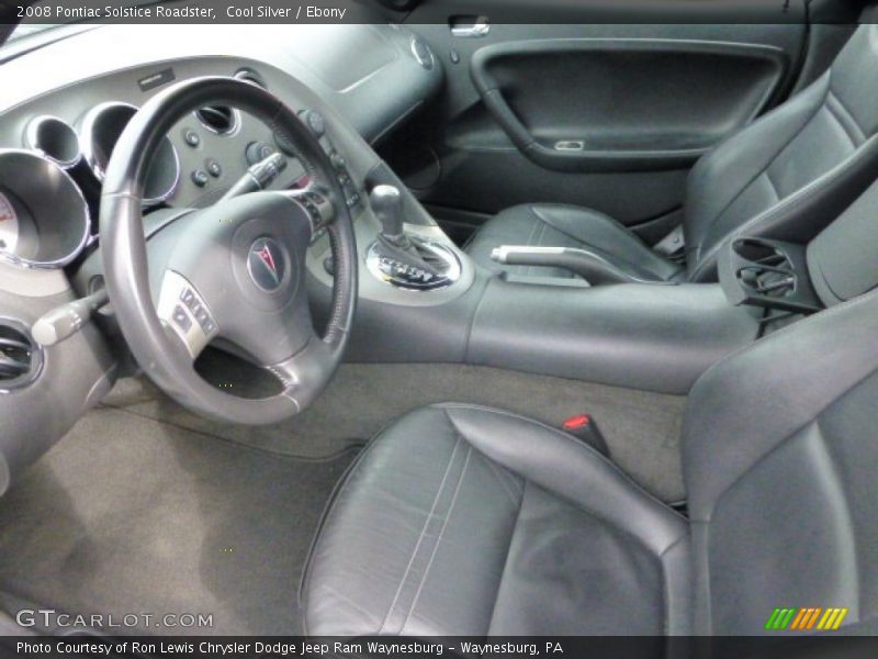 Cool Silver / Ebony 2008 Pontiac Solstice Roadster