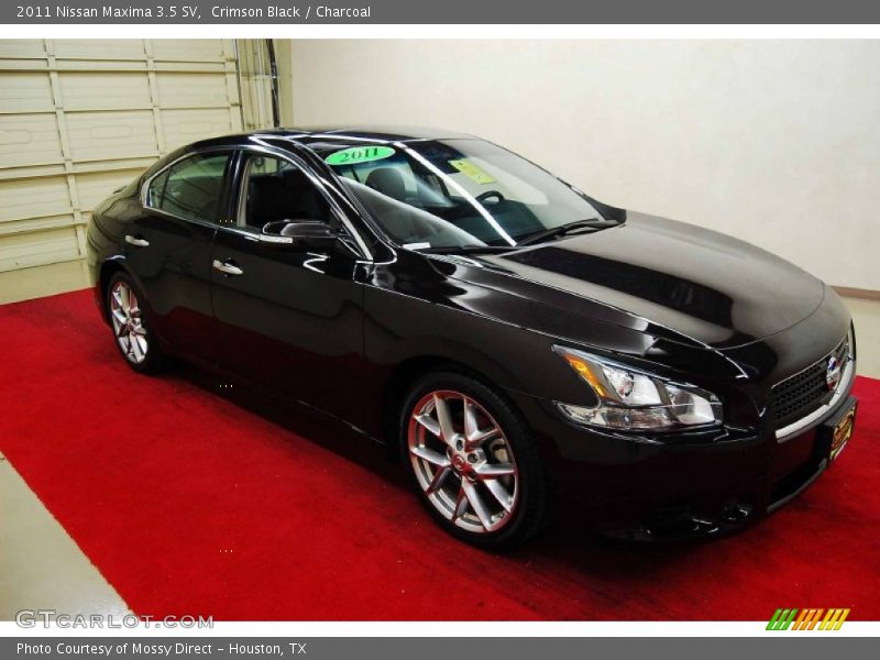 Crimson Black / Charcoal 2011 Nissan Maxima 3.5 SV