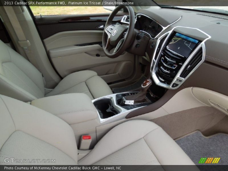 Platinum Ice Tricoat / Shale/Brownstone 2013 Cadillac SRX Performance FWD