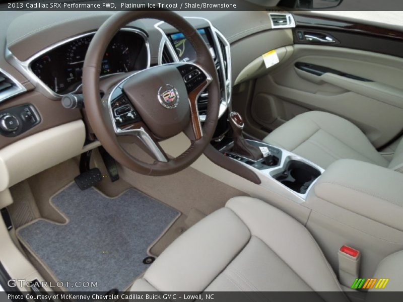Platinum Ice Tricoat / Shale/Brownstone 2013 Cadillac SRX Performance FWD