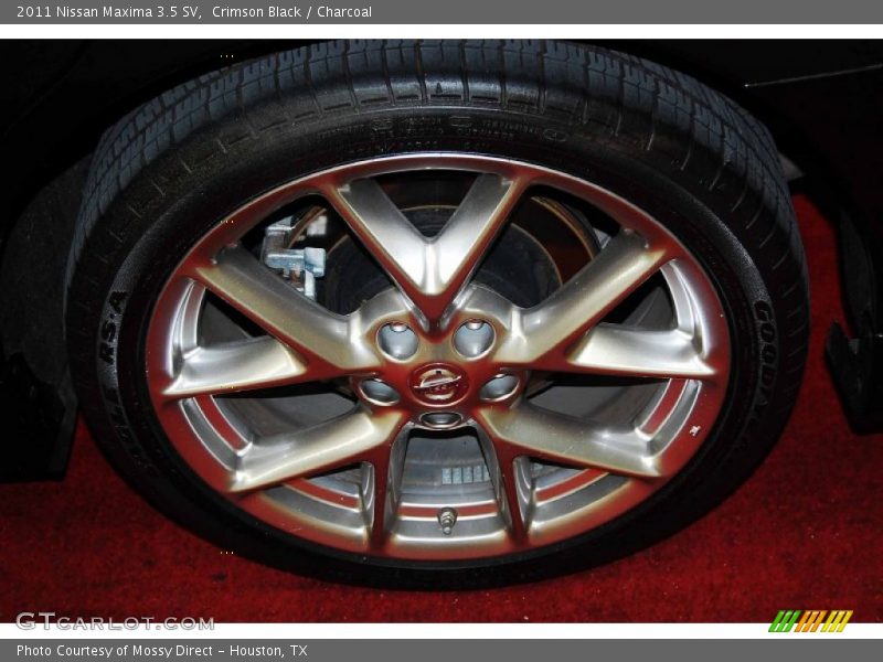 Crimson Black / Charcoal 2011 Nissan Maxima 3.5 SV