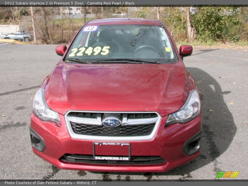 Camellia Red Pearl / Black 2012 Subaru Impreza 2.0i Premium 5 Door