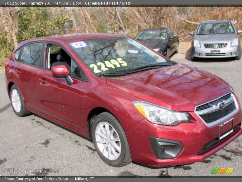 Camellia Red Pearl / Black 2012 Subaru Impreza 2.0i Premium 5 Door