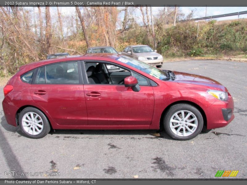 Camellia Red Pearl / Black 2012 Subaru Impreza 2.0i Premium 5 Door